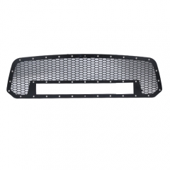 DODGE MESH GRILLE W / 20IN DUAL ROW SERIE NEGRA LED (2013-2016 RAM 1500)