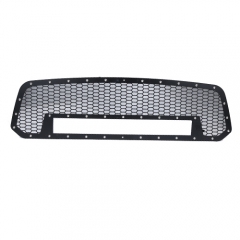 DODGE MESH GRILLE W / 20IN DUAL ROW SERIE NEGRA LED (2013-2016 RAM 1500)